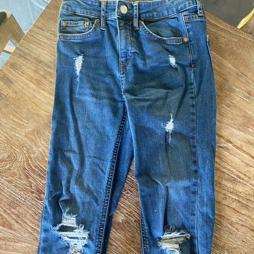 Wild Fable High Rise Skinny Distressed Jeans - Picture 2 of 7